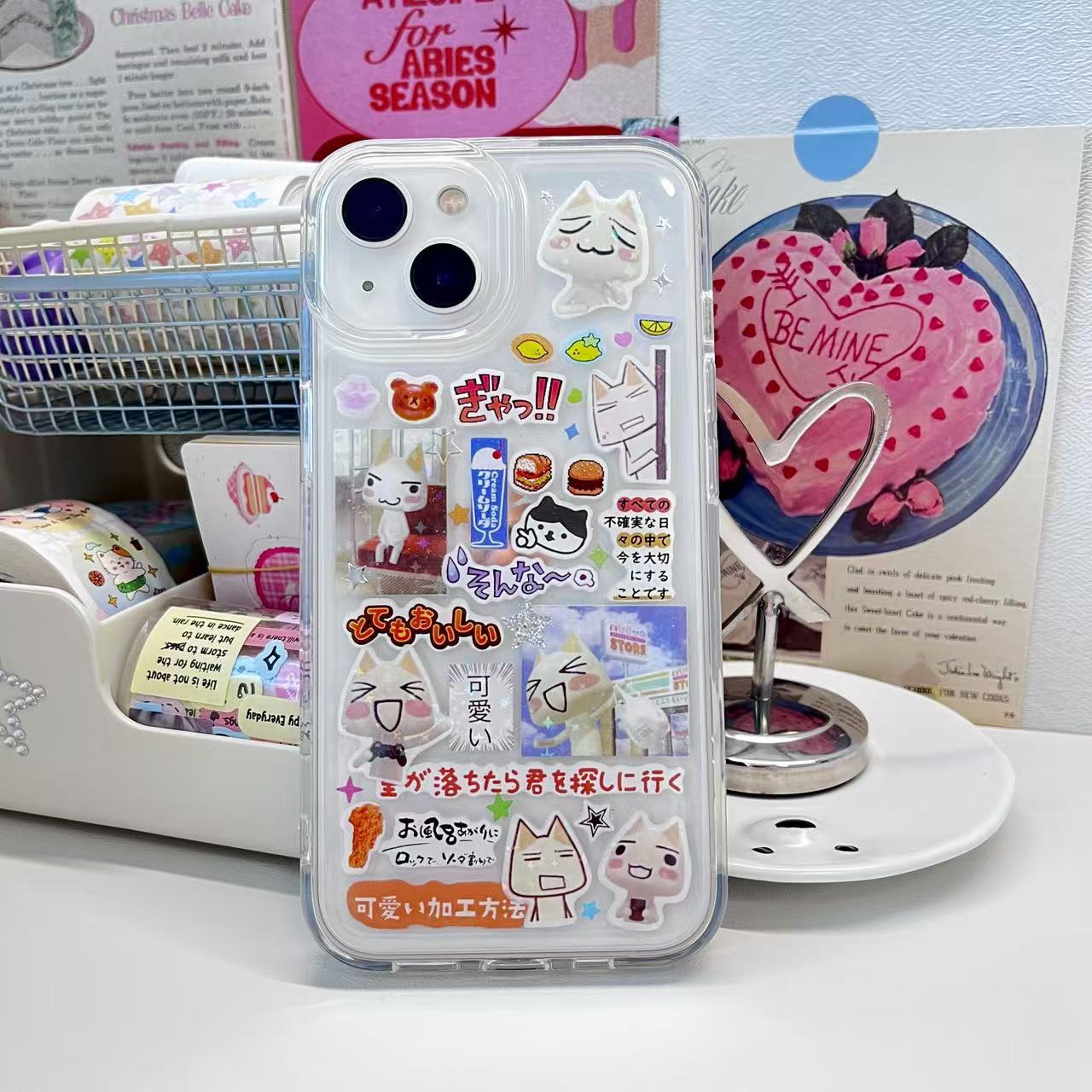 Toro Cat Handmade Sticker Phone Case Samsung Case C&D