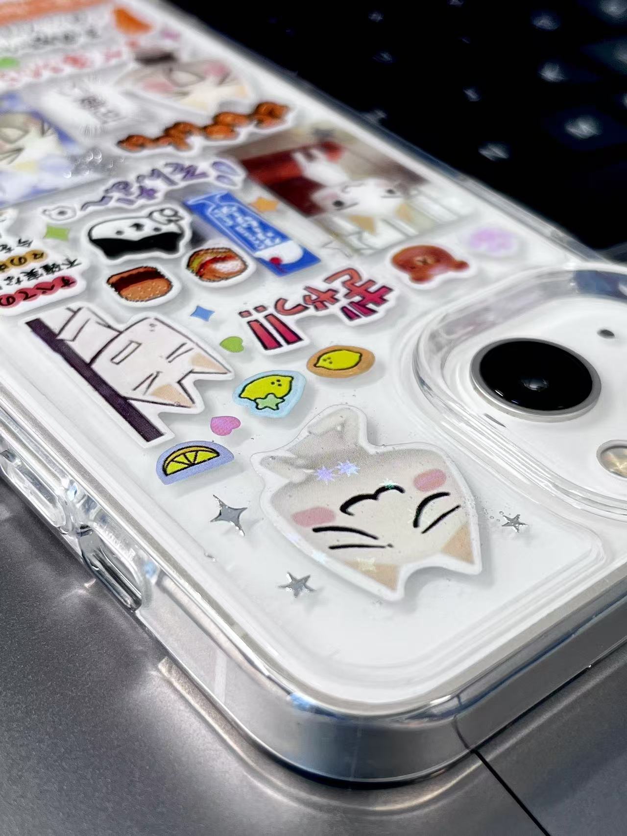 Toro Cat Handmade Sticker Phone Case Samsung Case C&D