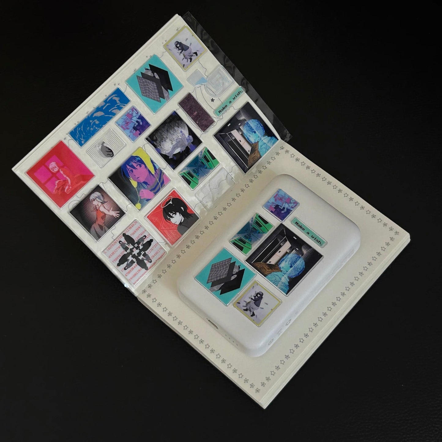 Transparent 3D Pixel-Style Character Sticker