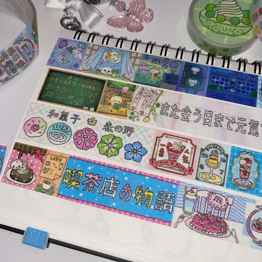 Showa Flash Stickers Roll Set Of 6