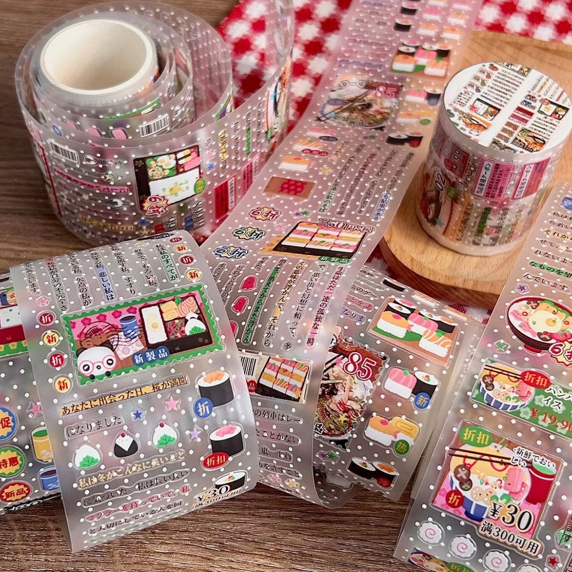 PET Japanese Sticker Roll