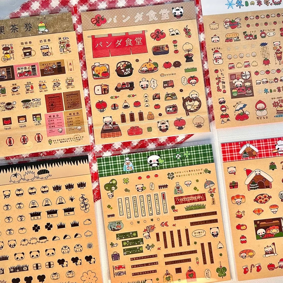 Kraft Paper Japanese Sticker Roll Scrapbook  Material
