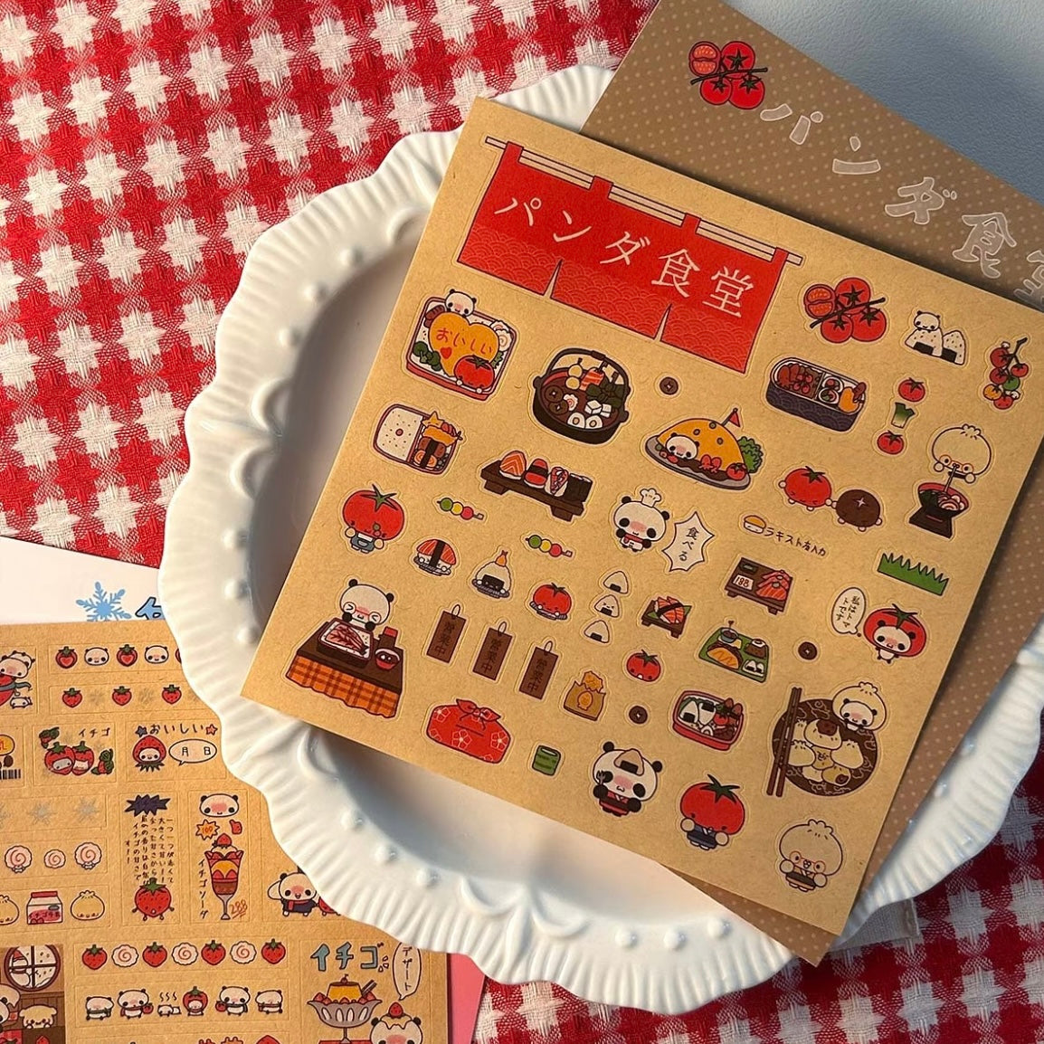Kraft Paper Japanese Sticker Roll Scrapbook  Material