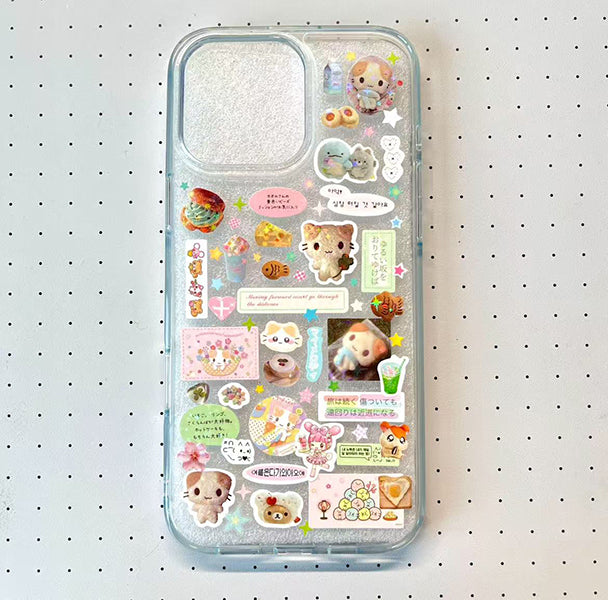 Rilakkuma Mashumaro Handmade Sticker Phone Case