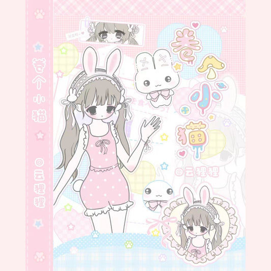 【Pre-Order】Curling up like a kitten Sticker Book(Single Pages Can Be Purchased Individually)