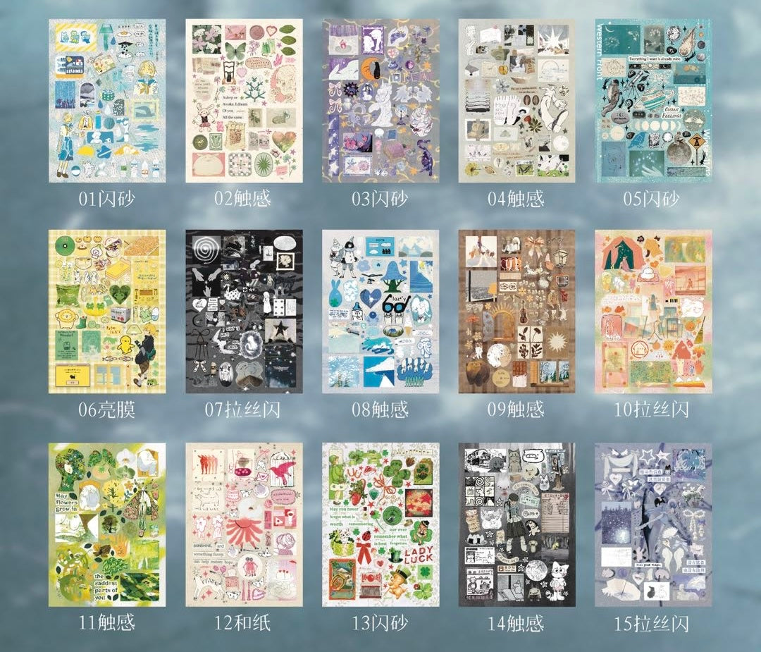 【Pre-Order】35Pages Steal A Moment Of Leisure Sticker Book