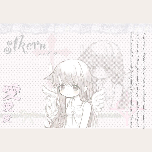 【Pre-Order】30Pages Pink Dot Angel Sticker Book