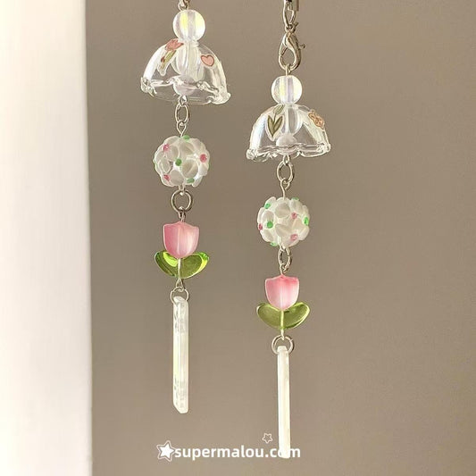 Lily Wind Chime Phone Chain