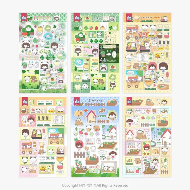 Moe Design Deco Stickers DIY Arts Crafts Album